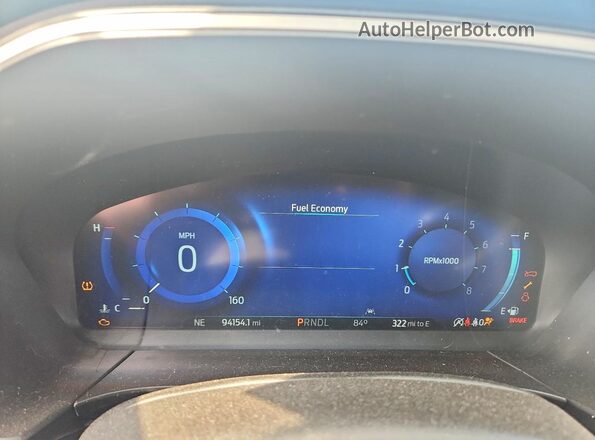 1FMCU9H67MUB23092 2021 FORD ESCAPE Gray Սարքավորումների վահանակի տեսք