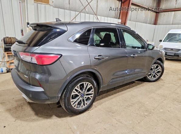 1FMCU9H68LUB32396 2020 FORD ESCAPE Gray წინა სალონის ხედი