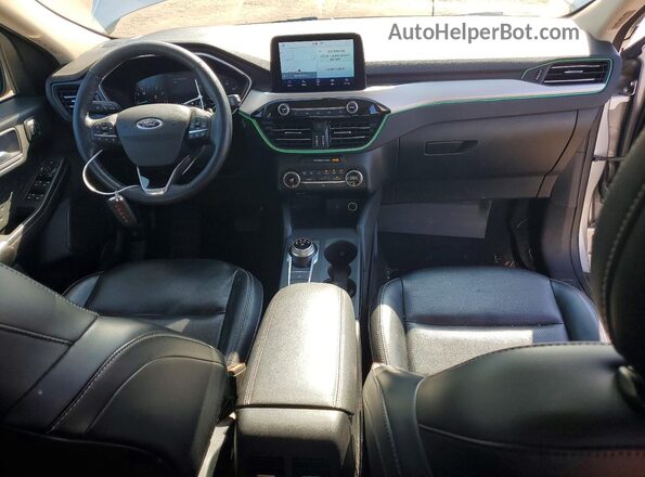 1FMCU9H92LUA20641 2020 FORD ESCAPE Silver Առջևի վահանակի տեսք