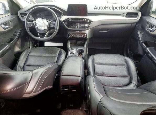 1FMCU9H98NUA44882 2022 FORD ESCAPE White Dashboard view