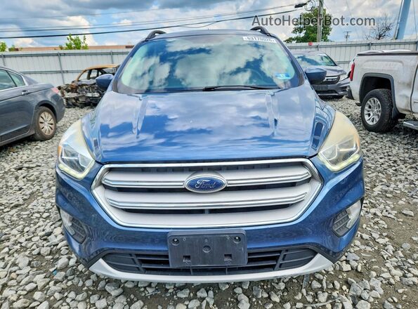 1FMCU9HD0JUB37068 2018 FORD ESCAPE Blue Vista frontal
