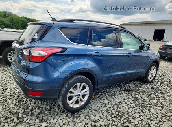 1FMCU9HD0JUB37068 2018 FORD ESCAPE Blue Trasero derecho
