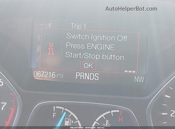 1FMCU9HD0KUA76239 2019 FORD ESCAPE White 