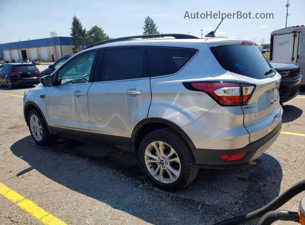 1FMCU9HD1JUA96157 2018 FORD ESCAPE Серебряный Задняя левая четверть
