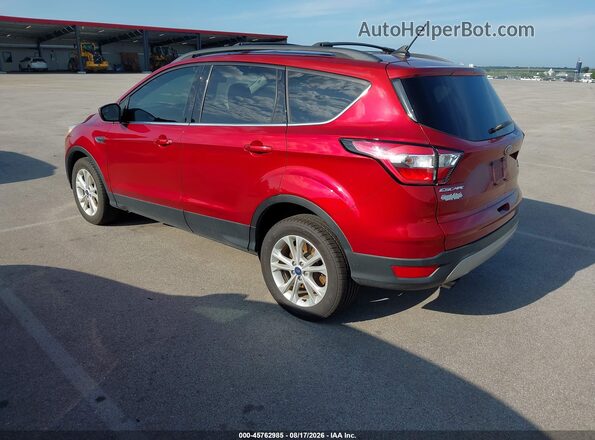 1FMCU9HD1JUB25351 2018 FORD ESCAPE Red Trasero izquierdo