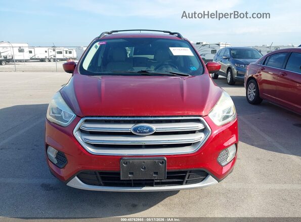 1FMCU9HD1JUB25351 2018 FORD ESCAPE Red Vista del cuadro de instrumentos