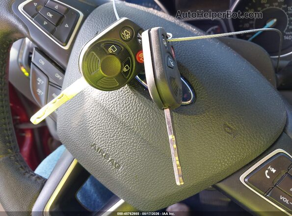 1FMCU9HD1JUB25351 2018 FORD ESCAPE Red Vista del salpicadero
