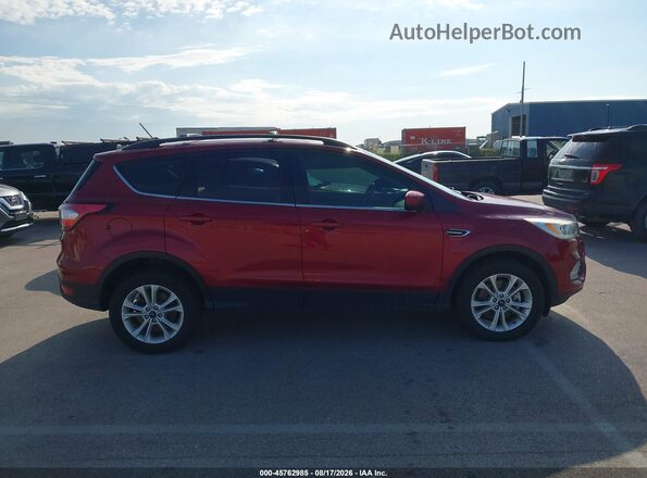 1FMCU9HD1JUB25351 2018 FORD ESCAPE Red Vista interior trasera