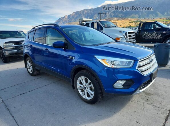 1FMCU9HD1JUD15439 2018 FORD ESCAPE Blue Front right