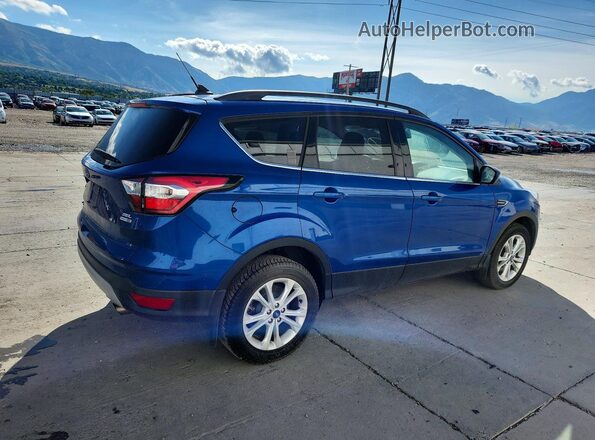 1FMCU9HD1JUD15439 2018 FORD ESCAPE Blue Rear right