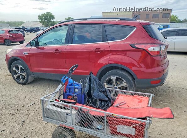1FMCU9HD1JUD43919 2018 FORD ESCAPE Красный Задняя левая четверть