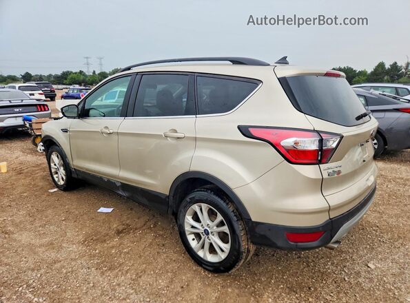 1FMCU9HD2JUA55262 2018 FORD ESCAPE Tan Rear left
