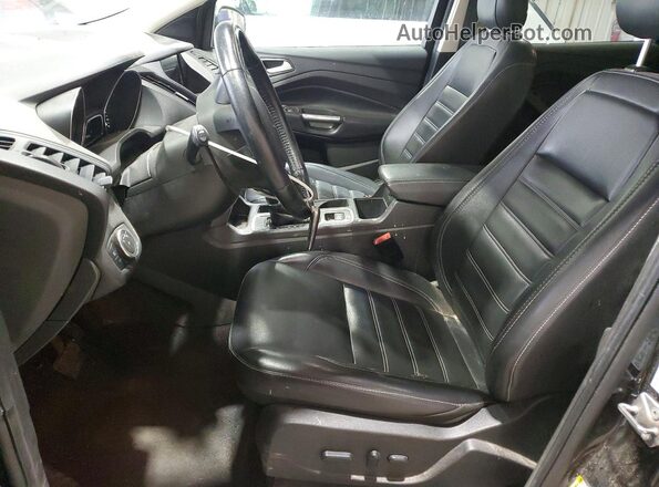 1FMCU9HD2KUB90355 2019 FORD ESCAPE Black Widok wnętrza z przodu