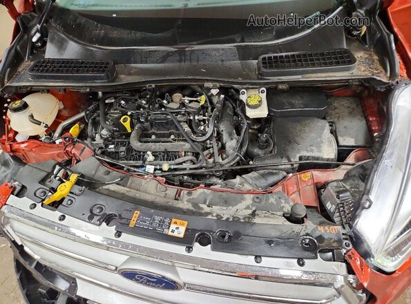 1FMCU9HD2KUC36539 2019 FORD ESCAPE Orange Вид підкапотного простору