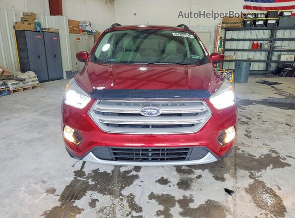 1FMCU9HD3JUA82017 2018 FORD ESCAPE Red Rear view