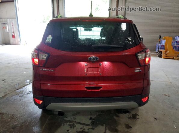 1FMCU9HD3JUA82017 2018 FORD ESCAPE Red Front interior view