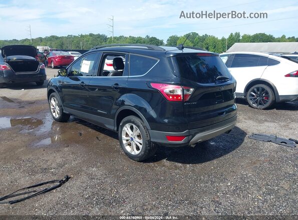 1FMCU9HD3JUB27165 2018 FORD ESCAPE Черный Задняя левая четверть