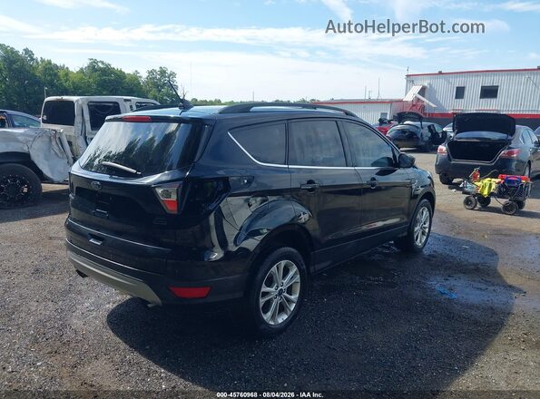 1FMCU9HD3JUB27165 2018 FORD ESCAPE Черный Задняя правая четверть