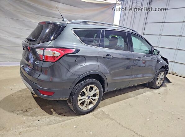 1FMCU9HD3JUB50056 2018 FORD ESCAPE Gray Trasero derecho