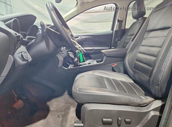 1FMCU9HD3JUB50056 2018 FORD ESCAPE Gray Vista interior delantera