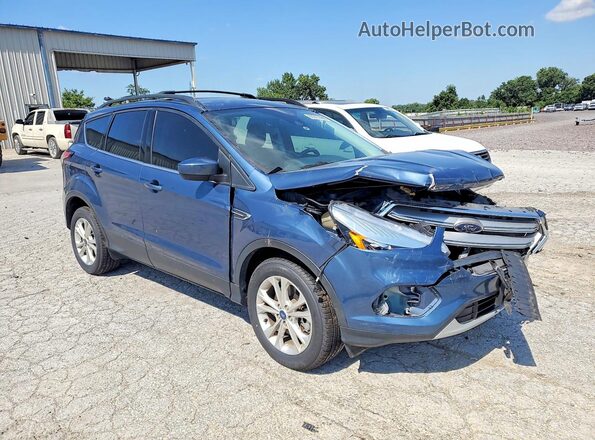 1FMCU9HD3JUC39920 2018 FORD ESCAPE Blue Առջևի աջ