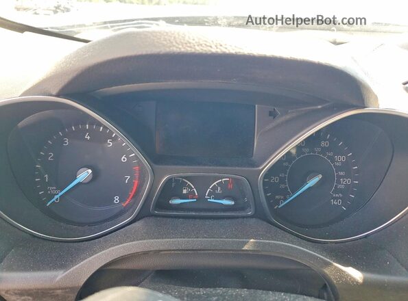 1FMCU9HD3JUC39920 2018 FORD ESCAPE Blue Սարքավորումների վահանակի տեսք
