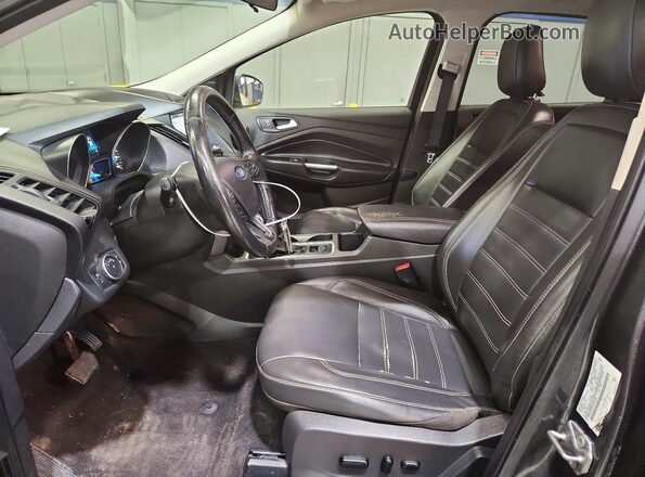 1FMCU9HD3KUA48693 2019 FORD ESCAPE Gray წინა სალონის ხედი