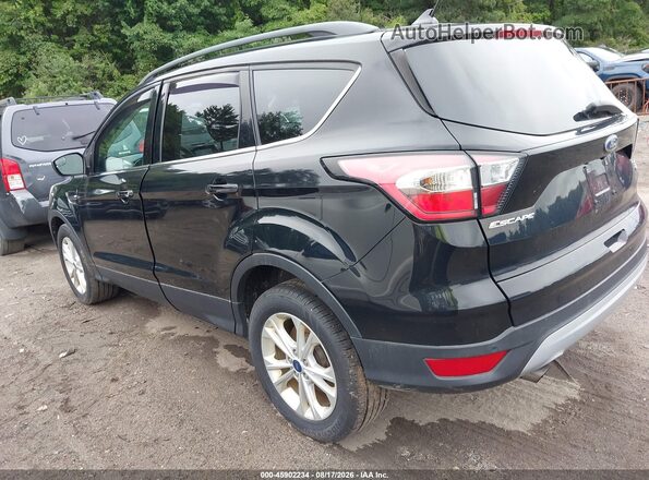 1FMCU9HD4JUA14454 2018 FORD ESCAPE Black Trasero izquierdo