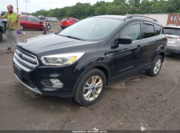 1FMCU9HD4JUA14454 2018 FORD ESCAPE Black Vista tres cuartos delantera izquierda