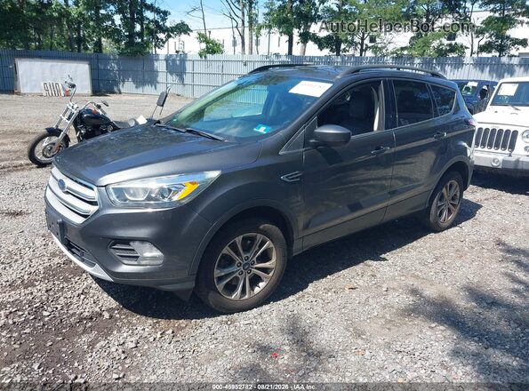 1FMCU9HD4JUB93742 2018 FORD ESCAPE Gray Front left