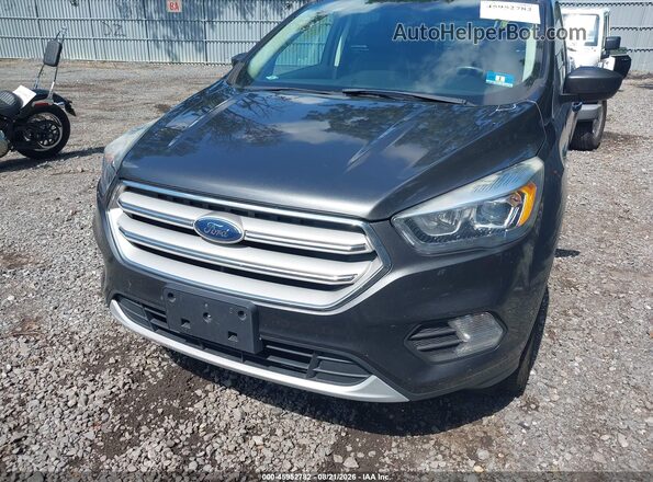 1FMCU9HD4JUB93742 2018 FORD ESCAPE Gray Front view