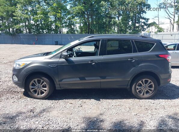 1FMCU9HD4JUB93742 2018 FORD ESCAPE Gray 360 interior view