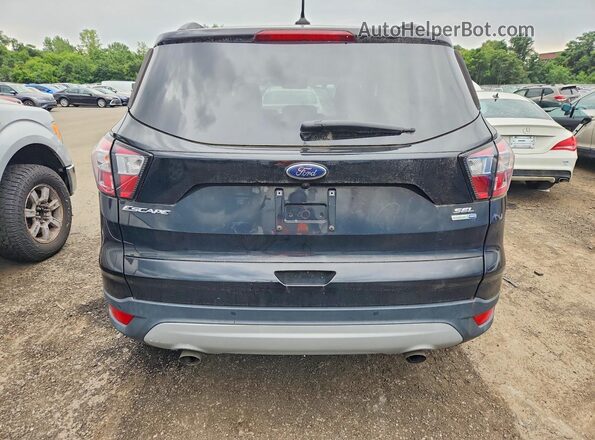 1FMCU9HD4JUC43684 2018 FORD ESCAPE Black Հետևի տեսք