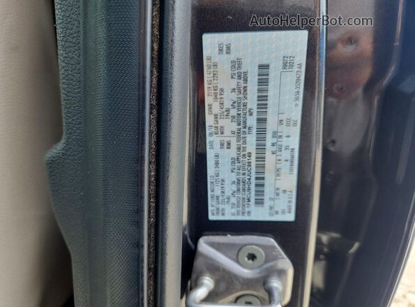 1FMCU9HD4JUC98149 2018 FORD ESCAPE Charcoal VIN კოდის სტიკერის ხედი
