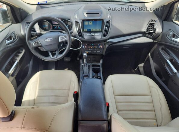 1FMCU9HD4JUC98149 2018 FORD ESCAPE Charcoal წინა პანელის ხედი