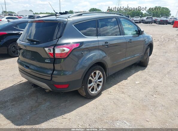 1FMCU9HD4JUC98216 2018 FORD ESCAPE Серый Задняя правая четверть