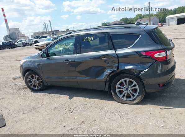 1FMCU9HD4JUC98216 2018 FORD ESCAPE Серый Вид задней части салона