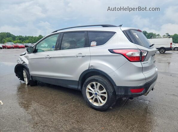 1FMCU9HD4JUD01681 2018 FORD ESCAPE Silver Trasero izquierdo