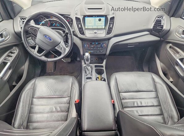 1FMCU9HD4JUD01681 2018 FORD ESCAPE Silver Vista del salpicadero