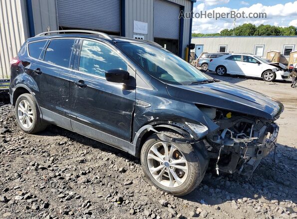 1FMCU9HD4JUD40769 2018 FORD ESCAPE Black წინა მარჯვენა