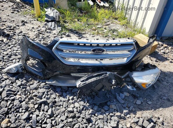 1FMCU9HD4JUD40769 2018 FORD ESCAPE Black VIN კოდის სტიკერის ხედი
