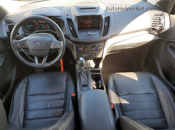 1FMCU9HD4JUD40769 2018 FORD ESCAPE Black წინა პანელის ხედი