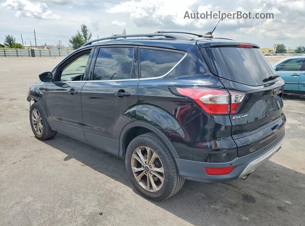 1FMCU9HD4JUD53666 2018 FORD ESCAPE Black Rear left