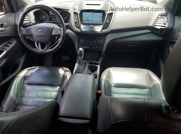 1FMCU9HD4JUD53666 2018 FORD ESCAPE Black Dashboard view