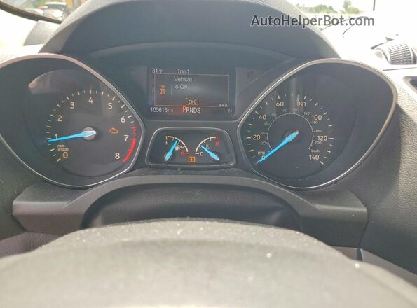 1FMCU9HD4JUD53666 2018 FORD ESCAPE Black Instrument cluster view