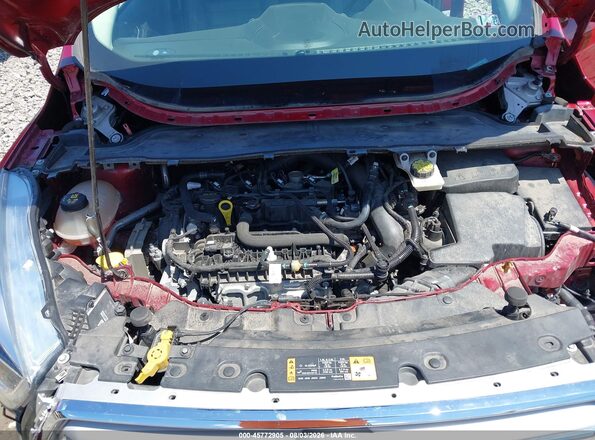 1FMCU9HD4KUB76439 2019 FORD ESCAPE Red უკანა ხედი
