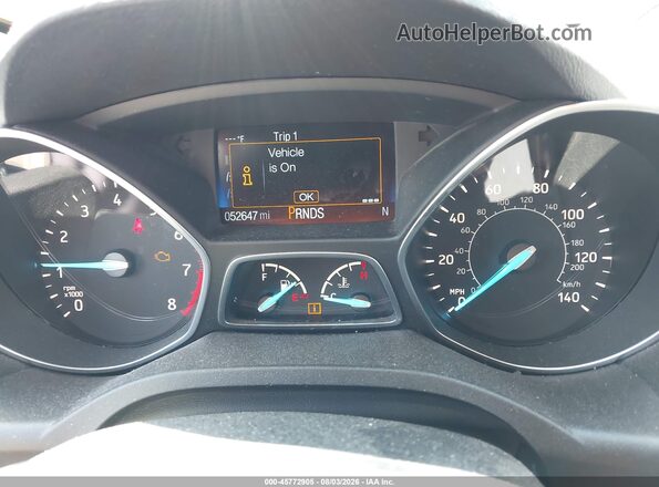1FMCU9HD4KUB76439 2019 FORD ESCAPE Red უკანა სავარძლების ხედი