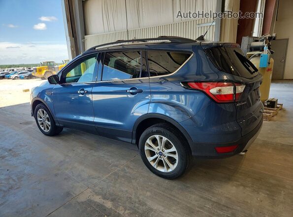 1FMCU9HD5JUC59635 2018 FORD ESCAPE Синий Задняя левая четверть