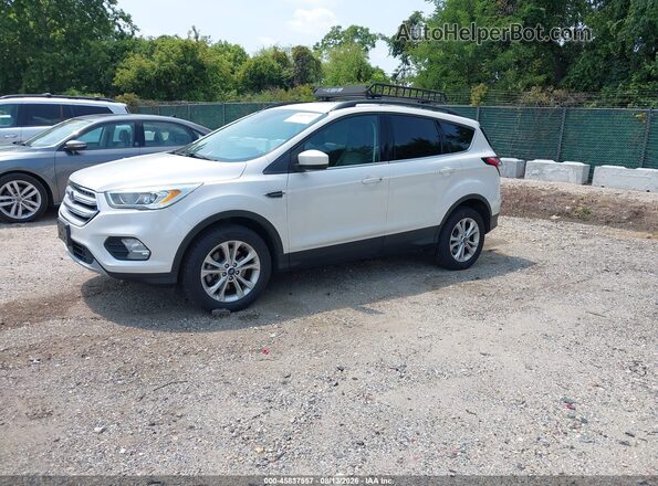 1FMCU9HD5JUC67606 2018 FORD ESCAPE White Przód lewy