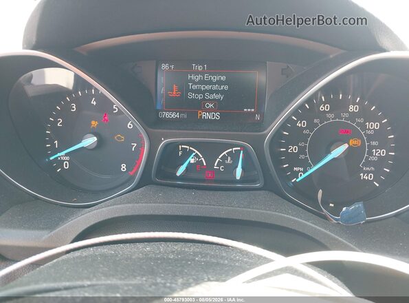 1FMCU9HD6JUB86680 2018 FORD ESCAPE Blue უკანა სავარძლების ხედი